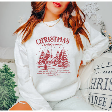 Christmas Taylor's Version Crewneck--Painted Lavender