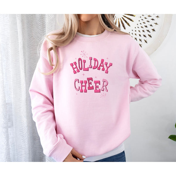 Holiday Cheer Crewneck Sweatshirt--Painted Lavender