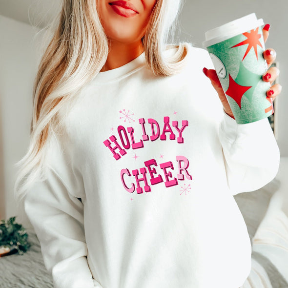 Holiday Cheer Crewneck Sweatshirt--Painted Lavender