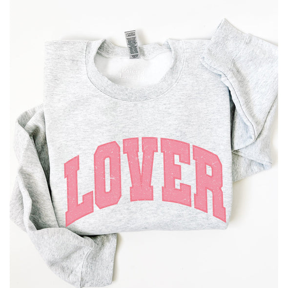 Lover Crewneck Sweatshirt--Painted Lavender