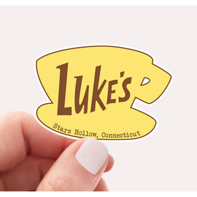 Lukes Diner Sticker-Stickers-Painted Lavender