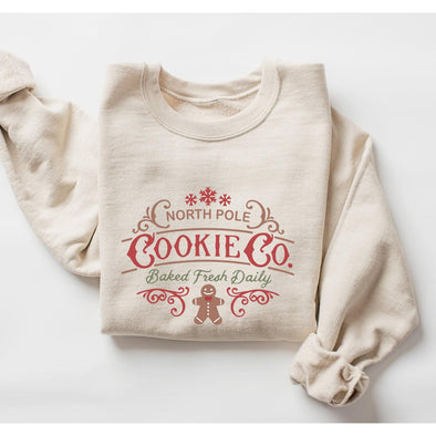 Gingerbread Cookie Co Crewneck--Painted Lavender