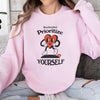 Prioritize Yourself Self Love Crewneck Sweatshirt--Painted Lavender