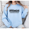 Probably Overstimulated Crewneck Sweatshirt--Painted Lavender