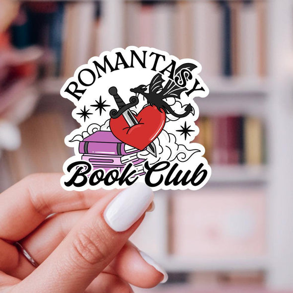 Romantasy Book Club Sticker-Stickers-Painted Lavender