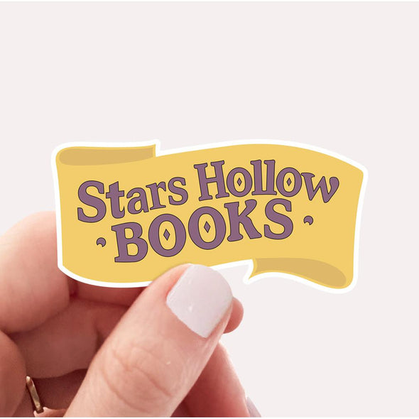 Stars Hollow Books Sticker-Stickers-Painted Lavender