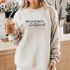 Take Me Home To Lallybroch Crewneck Sweatshirt--Painted Lavender