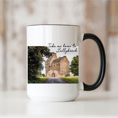 Take Me Home To Lallybroch Mug--Painted Lavender