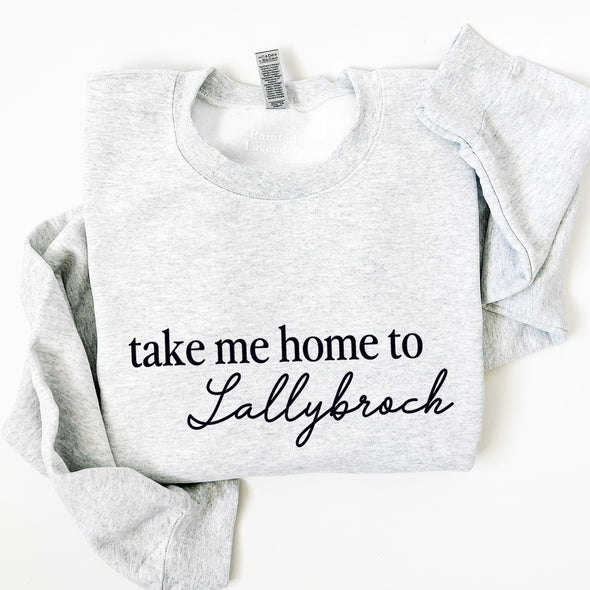 Take Me Home To Lallybroch Crewneck Sweatshirt--Painted Lavender