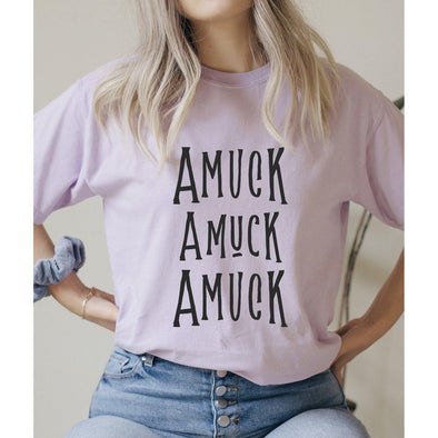 Amuck Amuck Amuck Hocus Pocus Tee--Painted Lavender
