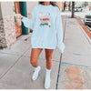 Have Yourself A Merry Little Coffee Crewneck Sweatshirt--Painted Lavender