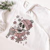 Hot Cocoa Skelly Crewneck Sweatshirt--Painted Lavender